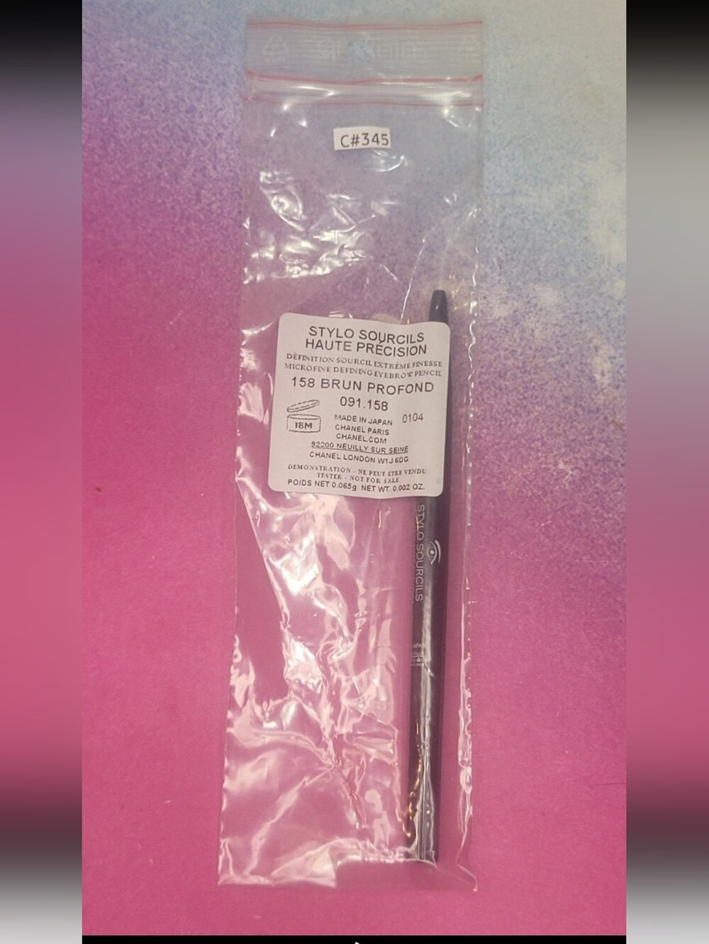 Chanel Microfine Defining Eyebrow Pencil Brun Profond